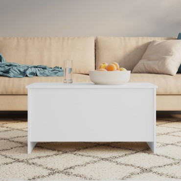 vidaXL Τραπεζάκι Σαλονιού Λευκό 102x55,5x52,5cm Επεξεργασμένο Ξύλο 1 τεμ.