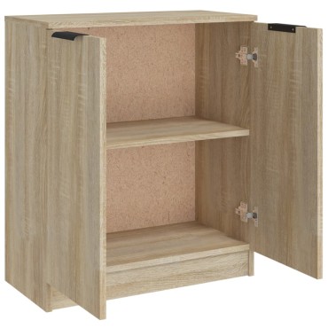 vidaXL Ντουλάπι Sonoma Δρυς 60x30x70cm από Επεξεργασμένο Ξύλο 1 τεμ.