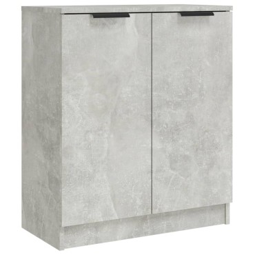 vidaXL Ντουλάπι Γκρι Σκυροδέματος 60x30x70cm Επεξεργασμένο Ξύλο 1 τεμ.