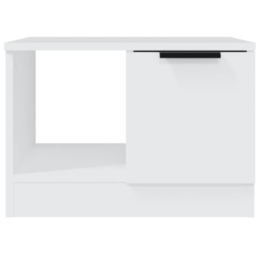 vidaXL Τραπεζάκι Σαλονιού Λευκό 50x50x36cm από Επεξεργασμένο Ξύλο 1 τεμ.