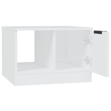 vidaXL Τραπεζάκι Σαλονιού Λευκό 50x50x36cm από Επεξεργασμένο Ξύλο 1 τεμ.