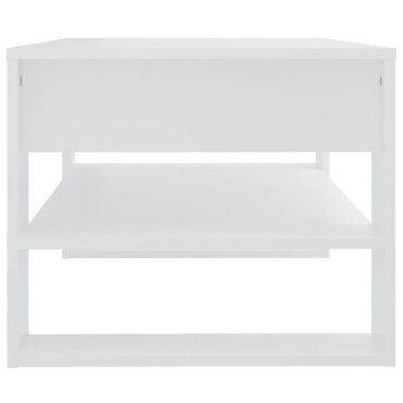 vidaXL Τραπεζάκι Σαλονιού Λευκό 102x55x45cm από Επεξεργ. Ξύλο 1 τεμ.