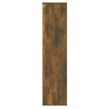 vidaXL Βιβλιοθήκη Καπνιστή Δρυς 50x25x106cm 1 τεμ.