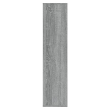 vidaXL Βιβλιοθήκη Γκρι Sonoma 50x25x106cm 1 τεμ.