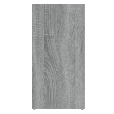 vidaXL Βιβλιοθήκη Γκρι Sonoma 50x25x106cm 1 τεμ.