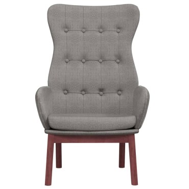 vidaXL Πολυθρόνα Relax Ανοιχτό Γκρι Υφασμάτινη 70x77x94cm 1 τεμ.