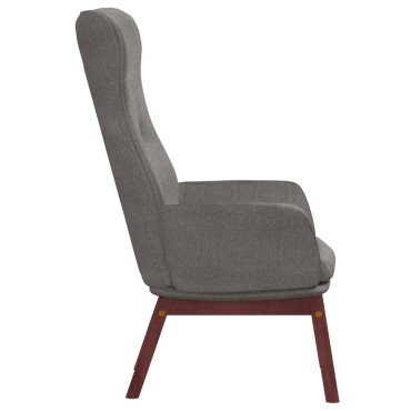 vidaXL Πολυθρόνα Relax Ανοιχτό Γκρι Υφασμάτινη 70x77x94cm 1 τεμ.