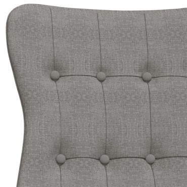 vidaXL Πολυθρόνα Relax Ανοιχτό Γκρι Υφασμάτινη 70x77x94cm 1 τεμ.