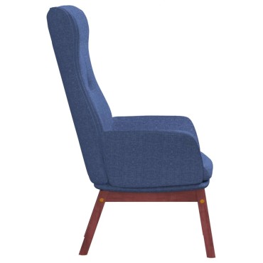 vidaXL Πολυθρόνα Relax Μπλε Υφασμάτινη 70x77x94cm 1 τεμ.