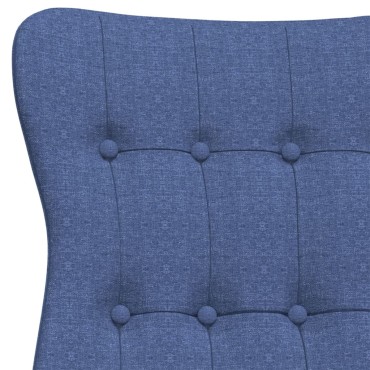 vidaXL Πολυθρόνα Relax Μπλε Υφασμάτινη 70x77x94cm 1 τεμ.