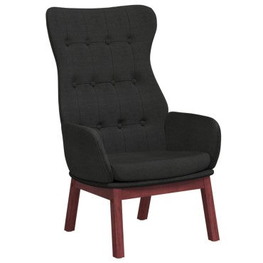 vidaXL Πολυθρόνα Relax Μαύρη Υφασμάτινη 70x77x94cm 1 τεμ.