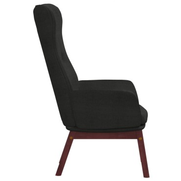 vidaXL Πολυθρόνα Relax Μαύρη Υφασμάτινη 70x77x94cm 1 τεμ.