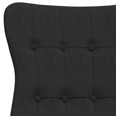 vidaXL Πολυθρόνα Relax Μαύρη Υφασμάτινη 70x77x94cm 1 τεμ.