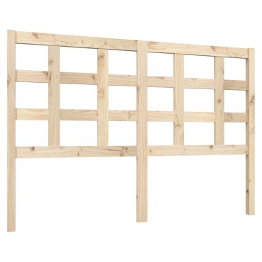 vidaXL Κεφαλάρι Κρεβατιού 140,5x4x100cm από Μασίφ Ξύλο Πεύκου 1 τεμ.