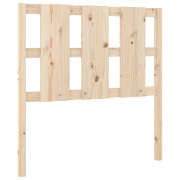 vidaXL Κεφαλάρι Κρεβατιού 105,5x4x100cm από Μασίφ Ξύλο Πεύκου 1 τεμ.