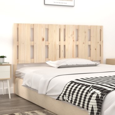 vidaXL Κεφαλάρι Κρεβατιού 155,5x4x100cm από Μασίφ Ξύλο Πεύκου 1 τεμ.