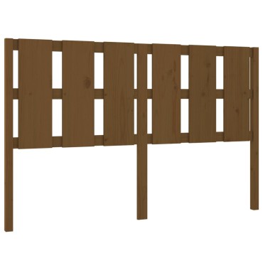 vidaXL Κεφαλάρι Κρεβατιού Μελί 155,5x4x100cm Μασίφ Ξύλο Πεύκου 1 τεμ.
