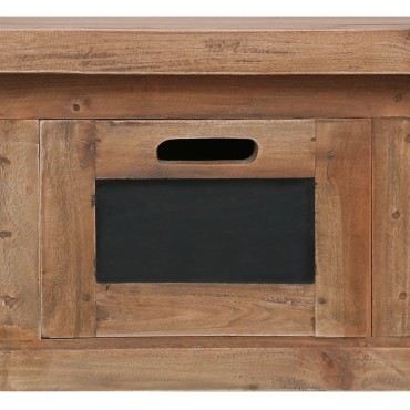 vidaXL Έπιπλο Τηλεόρασης με 3 Συρτάρια Καφέ 120x30x40cm Μασίφ Μαόνι