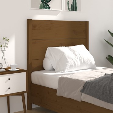vidaXL Κεφαλάρι Μελί 81x4x100cm από Μασίφ Ξύλο Πεύκου 1 τεμ.