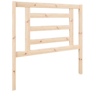 vidaXL Κεφαλάρι Κρεβατιού 96x4x100cm από Μασίφ Ξύλο Πεύκου 1 τεμ.
