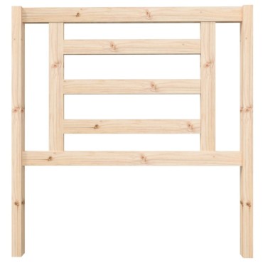 vidaXL Κεφαλάρι Κρεβατιού 96x4x100cm από Μασίφ Ξύλο Πεύκου 1 τεμ.