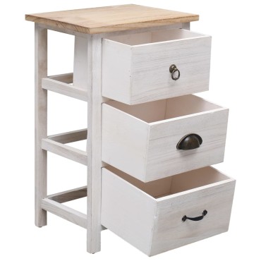 vidaXL Βοηθητικό Ντουλάπι 35x25x57cm από Ξύλο Παυλώνιας