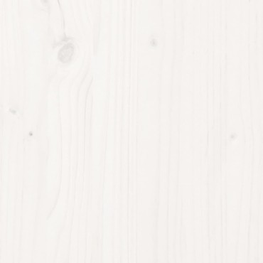 vidaXL Πλαίσιο Κρεβατιού Λευκό 160 x 200 εκ. από Μασίφ Ξύλο Πεύκου