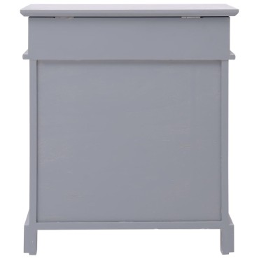vidaXL Παπουτσοθήκη Γκρι 50x28x58cm από Ξύλο Παυλώνιας