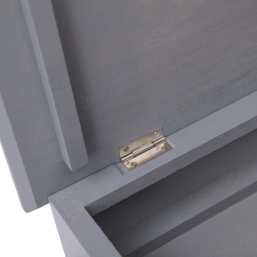 vidaXL Παπουτσοθήκη Γκρι 50x28x58cm από Ξύλο Παυλώνιας