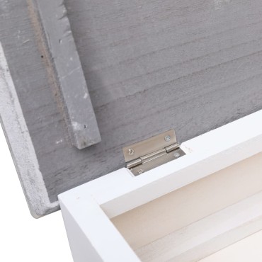 vidaXL Παπουτσοθήκη Γκρι 50x28x98cm από Ξύλο Παυλώνιας