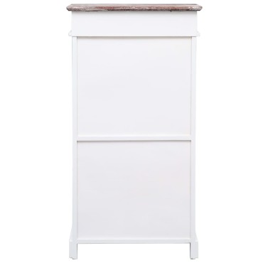 vidaXL Παπουτσοθήκη Καφέ 50x28x98cm από Ξύλο Παυλώνιας