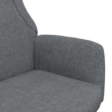 vidaXL Πολυθρόνα Relax Σκούρο Γκρι Υφασμάτινη 70x77x94cm 1 τεμ.
