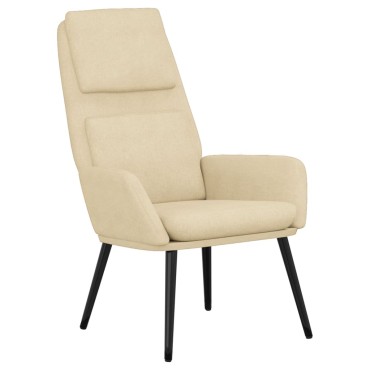 vidaXL Πολυθρόνα Relax Κρεμ Υφασμάτινη 70x77x98cm 1 τεμ.