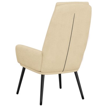 vidaXL Πολυθρόνα Relax Κρεμ Υφασμάτινη 70x77x98cm 1 τεμ.