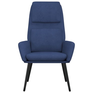 vidaXL Πολυθρόνα Relax Μπλε Υφασμάτινη 70x77x98cm 1 τεμ.