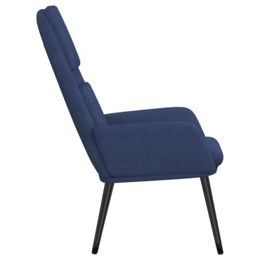 vidaXL Πολυθρόνα Relax Μπλε Υφασμάτινη 70x77x98cm 1 τεμ.