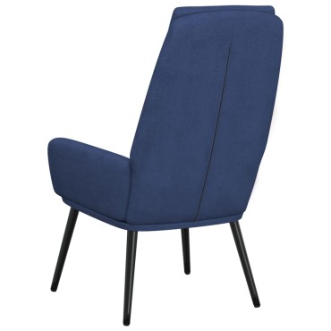 vidaXL Πολυθρόνα Relax Μπλε Υφασμάτινη 70x77x98cm 1 τεμ.
