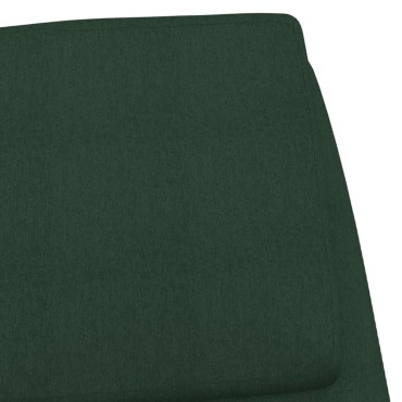 vidaXL Πολυθρόνα Relax Σκούρο Πράσινο Υφασμάτινη 70x77x98cm 1 τεμ.