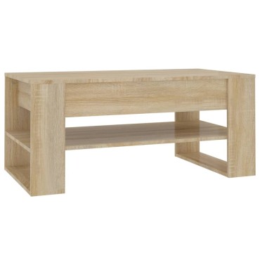vidaXL Τραπεζάκι Σαλονιού Sonoma Δρυς 102x55x45cm Επεξεργασμένο Ξύλο 1 τεμ.