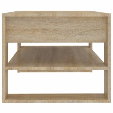 vidaXL Τραπεζάκι Σαλονιού Sonoma Δρυς 102x55x45cm Επεξεργασμένο Ξύλο 1 τεμ.