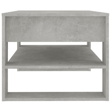vidaXL Τραπεζάκι Σαλονιού Γκρι Σκυρ. 102x55x45cm Επεξεργασμένο Ξύλο 1 τεμ.