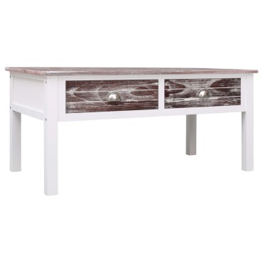 vidaXL Τραπεζάκι Σαλονιού Καφέ 100x50x45cm Ξύλινο 1 τεμ.