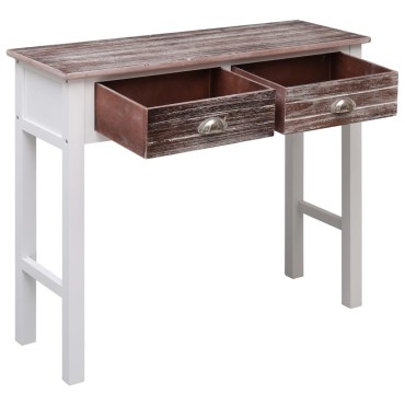 vidaXL Τραπέζι Κονσόλα Καφέ 90x30x77cm Ξύλινο 1 τεμ.