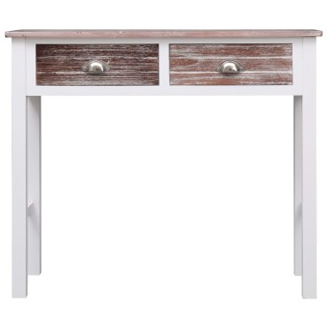 vidaXL Τραπέζι Κονσόλα Καφέ 90x30x77cm Ξύλινο 1 τεμ.