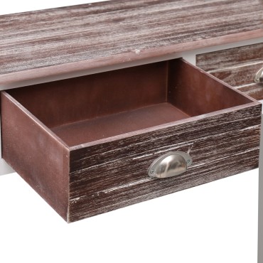 vidaXL Τραπέζι Κονσόλα Καφέ 90x30x77cm Ξύλινο 1 τεμ.