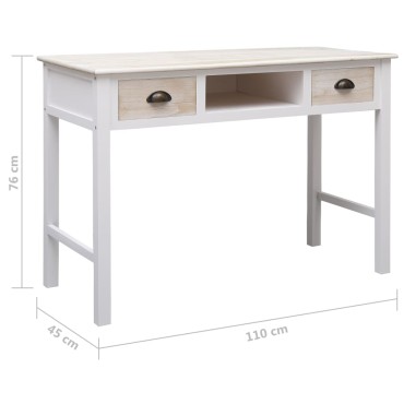 vidaXL Τραπέζι Κονσόλα 110x45x76cm Ξύλινο 1 τεμ.