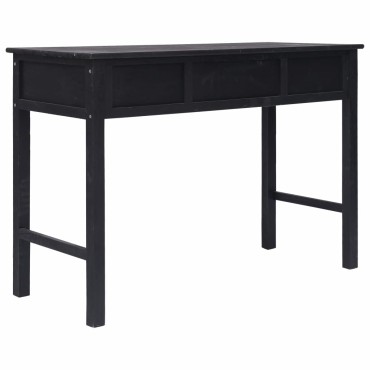 vidaXL Τραπέζι Κονσόλα Μαύρο 110x45x76cm Ξύλινο 1 τεμ.