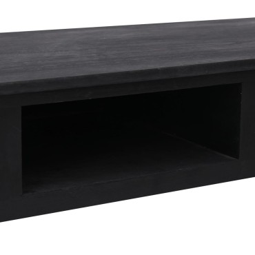 vidaXL Τραπέζι Κονσόλα Μαύρο 110x45x76cm Ξύλινο 1 τεμ.
