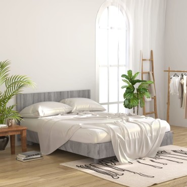vidaXL Κεφαλάρι Κρεβατιού Γκρι Sonoma 160x1,5x80cm Επεξεργ. Ξύλο 1 τεμ.