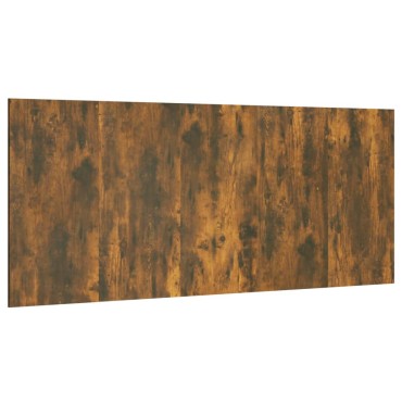vidaXL Κεφαλάρι Κρεβατιού Καπνιστή Δρυς 200x1,5x80cm Επεξεργασ. Ξύλο 1 τεμ.
